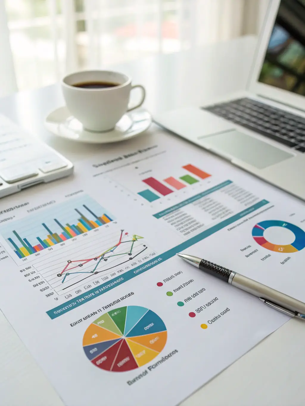 A detailed market research report with charts and graphs, illustrating market trends and analysis for rcmanagementservicesllc.
